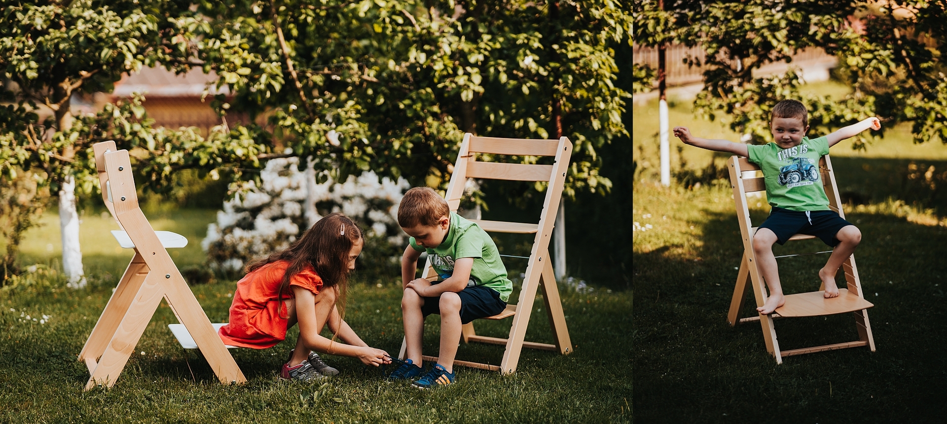 Rostoucí židle Wood PArtner