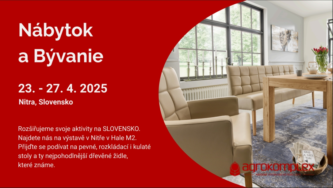 Nábytok a Bývanie Nitra 2025