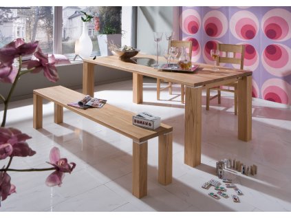 Varadero 03 02 stůl prosklený a lavice (studio)