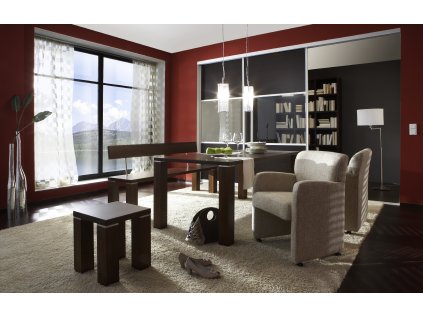 Varadero 04 02 stůl, lavice a hocker (studio)