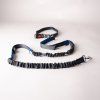 Vodítko na beh so psom Bangee Black Blue handsfree bungee celok Roudos