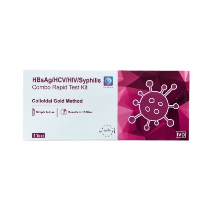 4v1 – Test HIV + Syfilis + Žloutenka B + C - Reagen - 1ks