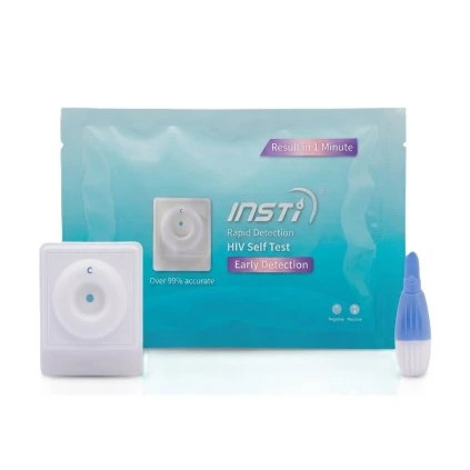 INSTI Test na HIV - Ultrarychlý výsledek okamžitě a v soukromí - 1ks