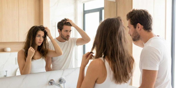 Padání vlasů u žen i mužů: příčiny a řešení