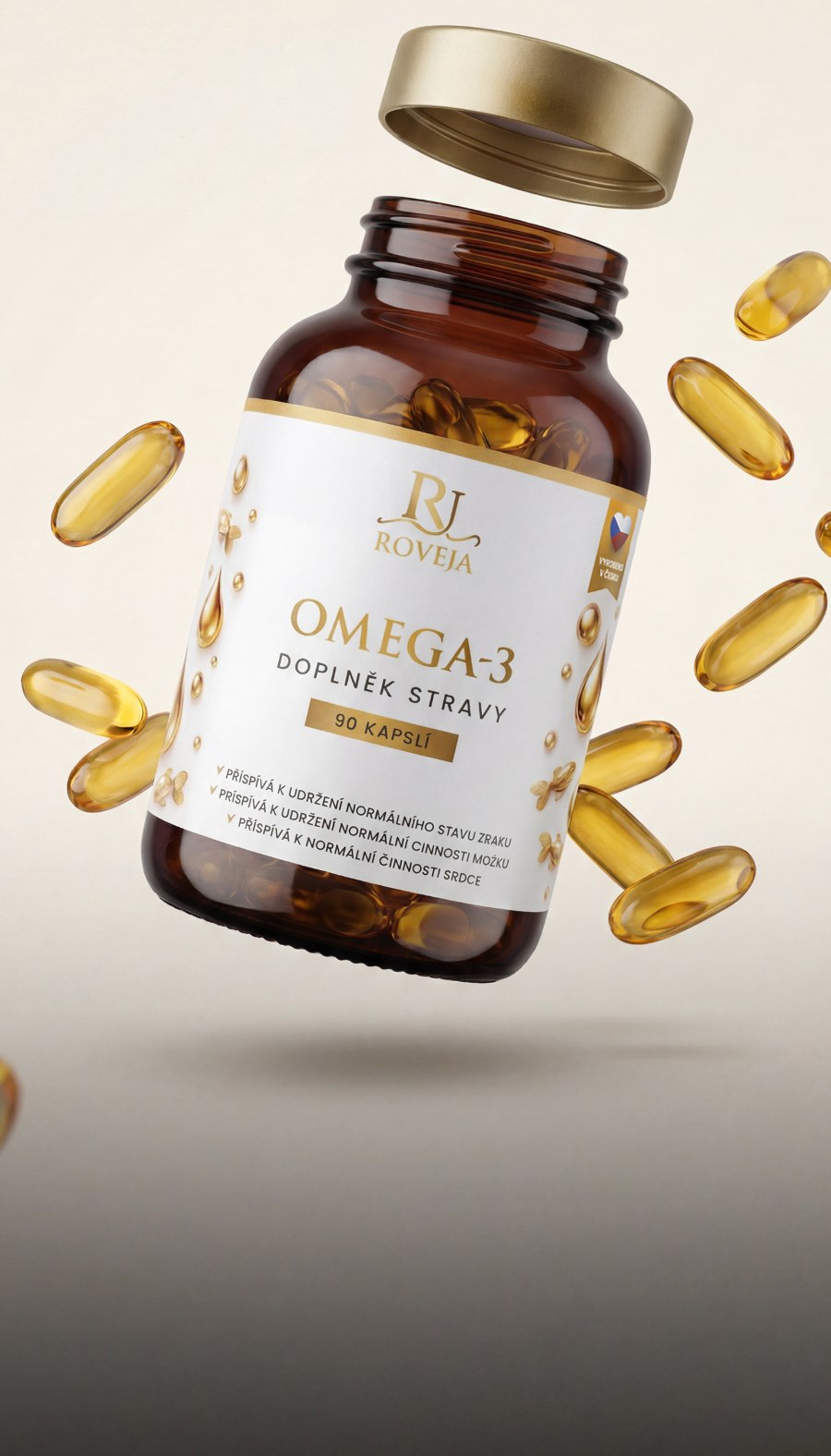 Omega 3 produkt s kapslemi