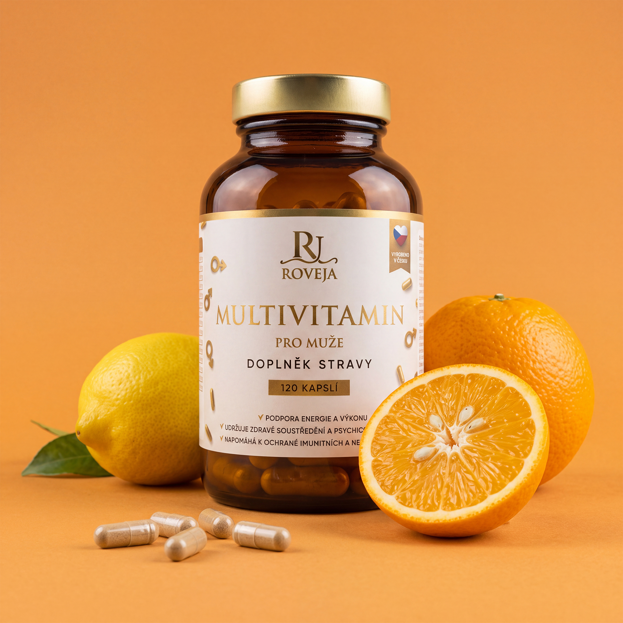 Multivitamin pro muže s vitaminem C – podpora imunity a obranyschopnosti