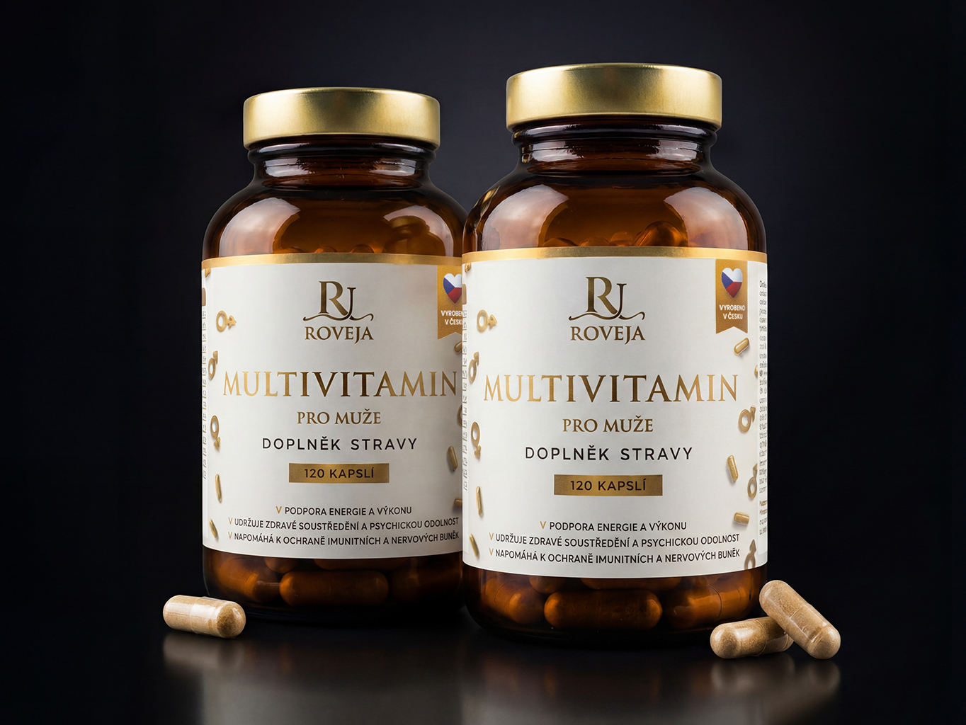 Roveja Multivitamin pro muže – dvouměsíční zvýhodněné balení, 240 kapslí