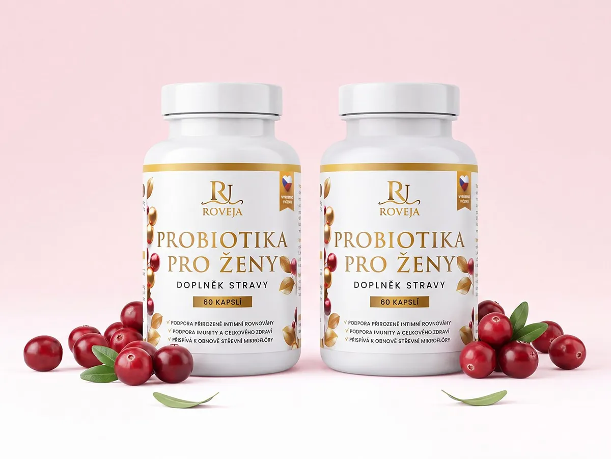 Roveja Probiotika pro ženy – výhodné dvojbalení, 120 kapslí