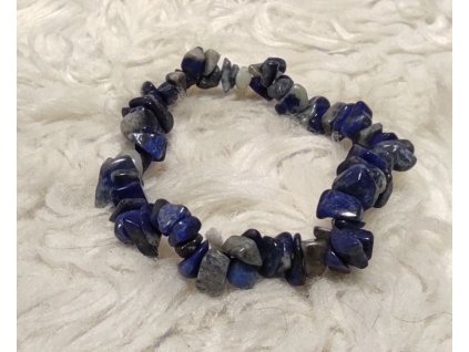 Náramek Lapis Lazuli - sekaný