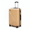 Velký rodinný cestovní kufr s TSA zámkem ROWEX Envelope (Barva Šampaňská)
