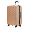 Extra odolný cestovní kufr s TSA zámkem ROWEX Crystal (Barva Šampaňská)