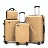 Extra odolný cestovní kufr s TSA zámkem ROWEX Envelope (Barva Šampaňská)