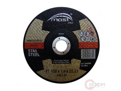 Řezný kotouč MOST 150x1,6 mm A46T-BF PROFESSIONAL