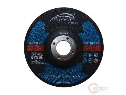 Brusný kotouč MOST 125x6,5 mm A24R-BF STANDARD