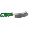 Kartáč ruční nerezový zelená rukojeť