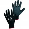 Povrstvené pracovní rukavice BRITA BLACK, černé, 10"