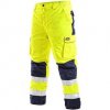 Panské reflexní kalhoty CARDIFF, zimní, žluté