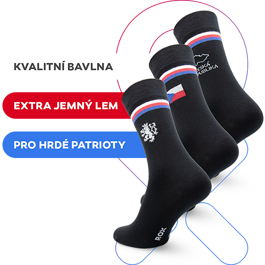 Extra pohodlné české ponožky