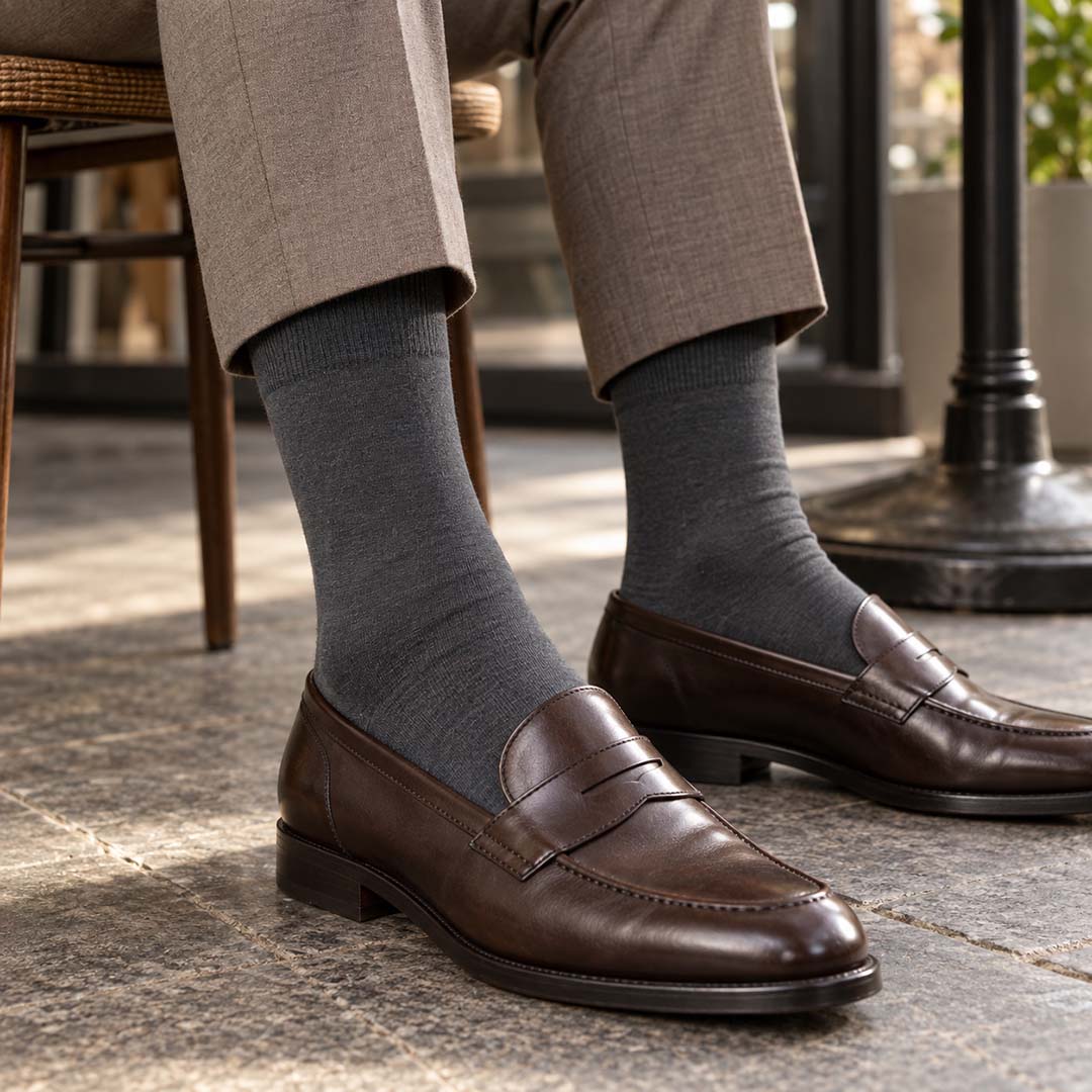 ROX Merino Rolf – společenské merino ponožky s extra jemným úpletem