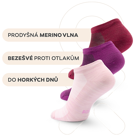 Hlavní benefity letních merino ponožek Venty