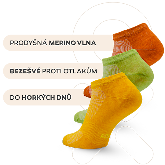 Hlavní benefity letních merino ponožek Venty