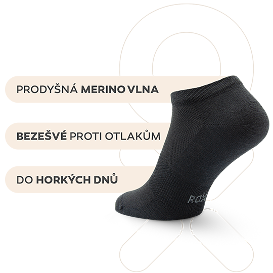 Hlavní benefity letních merino ponožek Venty