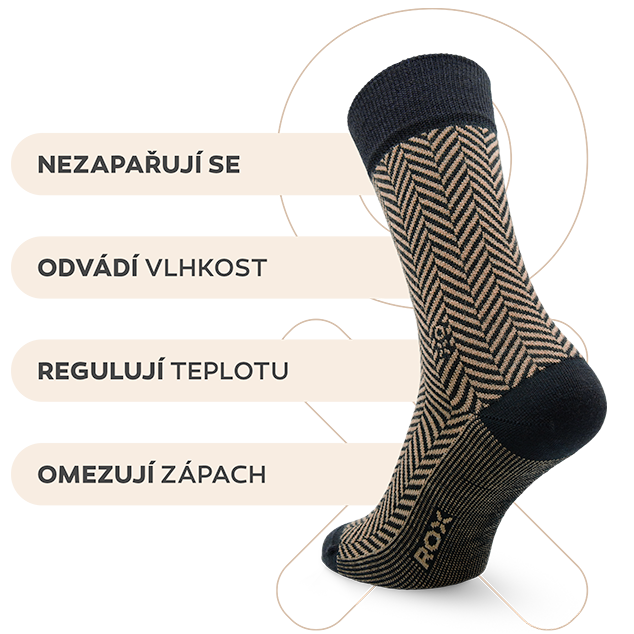 Hlavní benefity merino ponožek Wesly