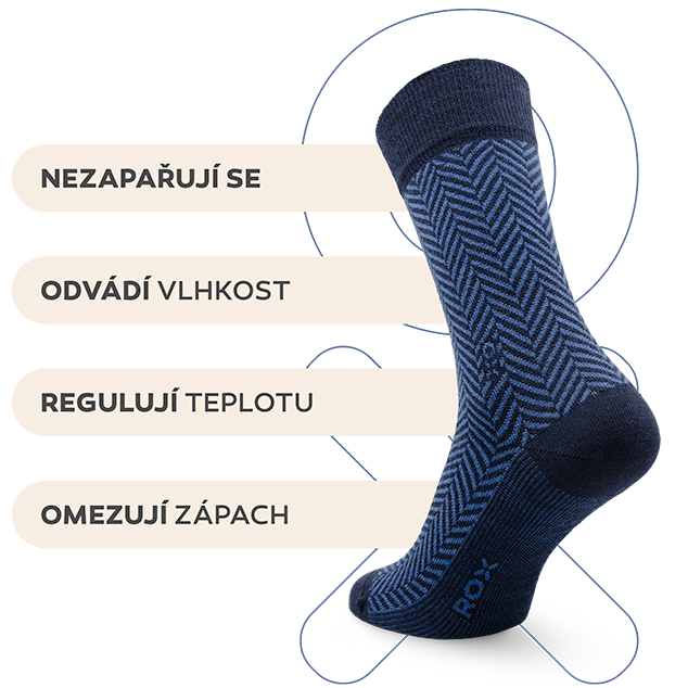 Hlavní benefity merino ponožek Wesly