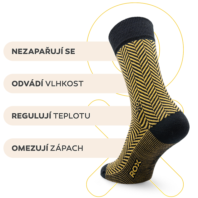 Hlavní benefity merino ponožek Wesly