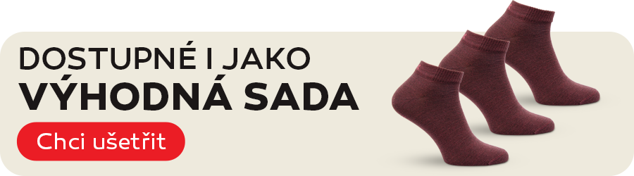 Vlněné kotníkové ponožky