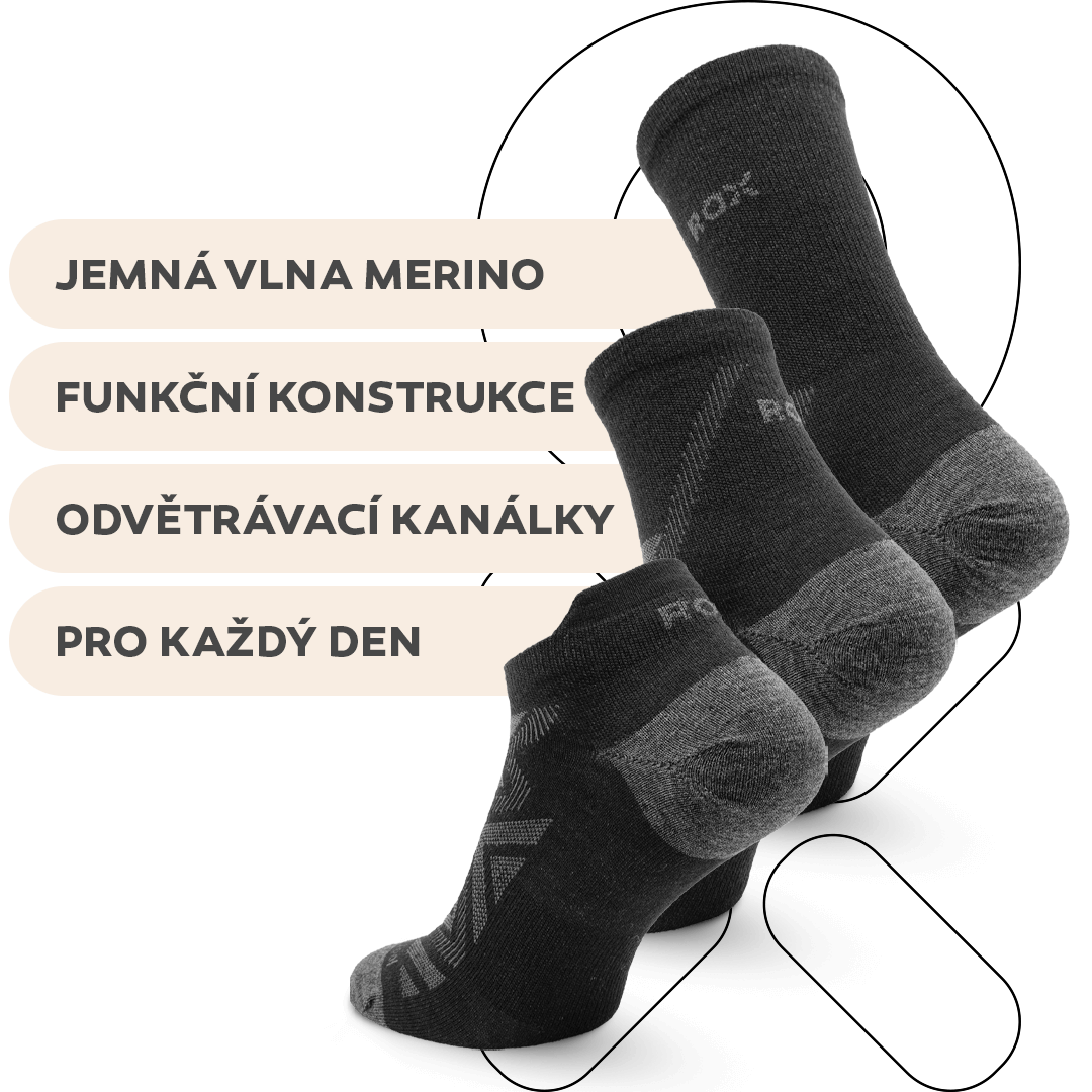Extra pohodlné české ponožky
