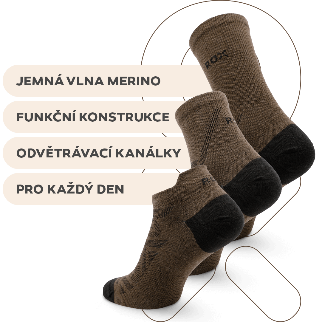 Extra pohodlné české ponožky