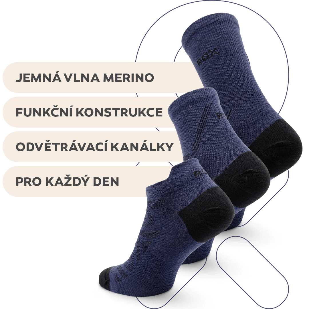 Extra pohodlné české ponožky