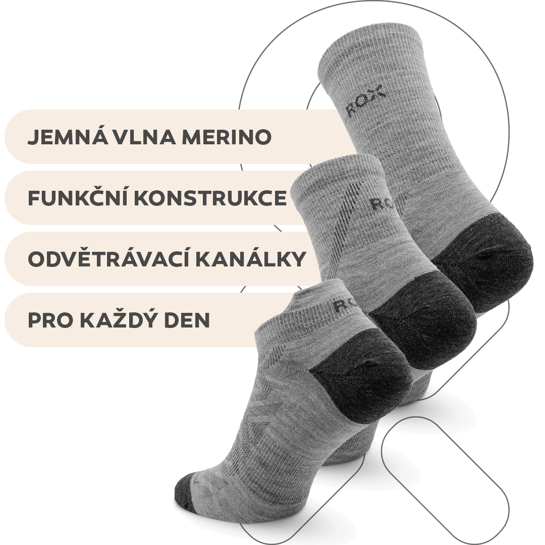 Extra pohodlné české ponožky