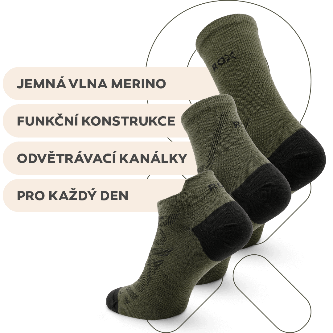 Extra pohodlné české ponožky