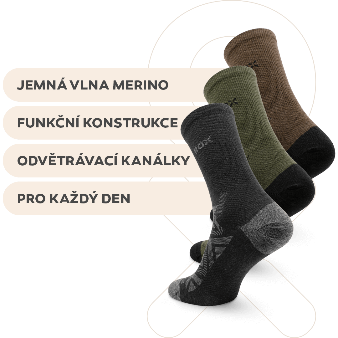 Extra pohodlné české ponožky