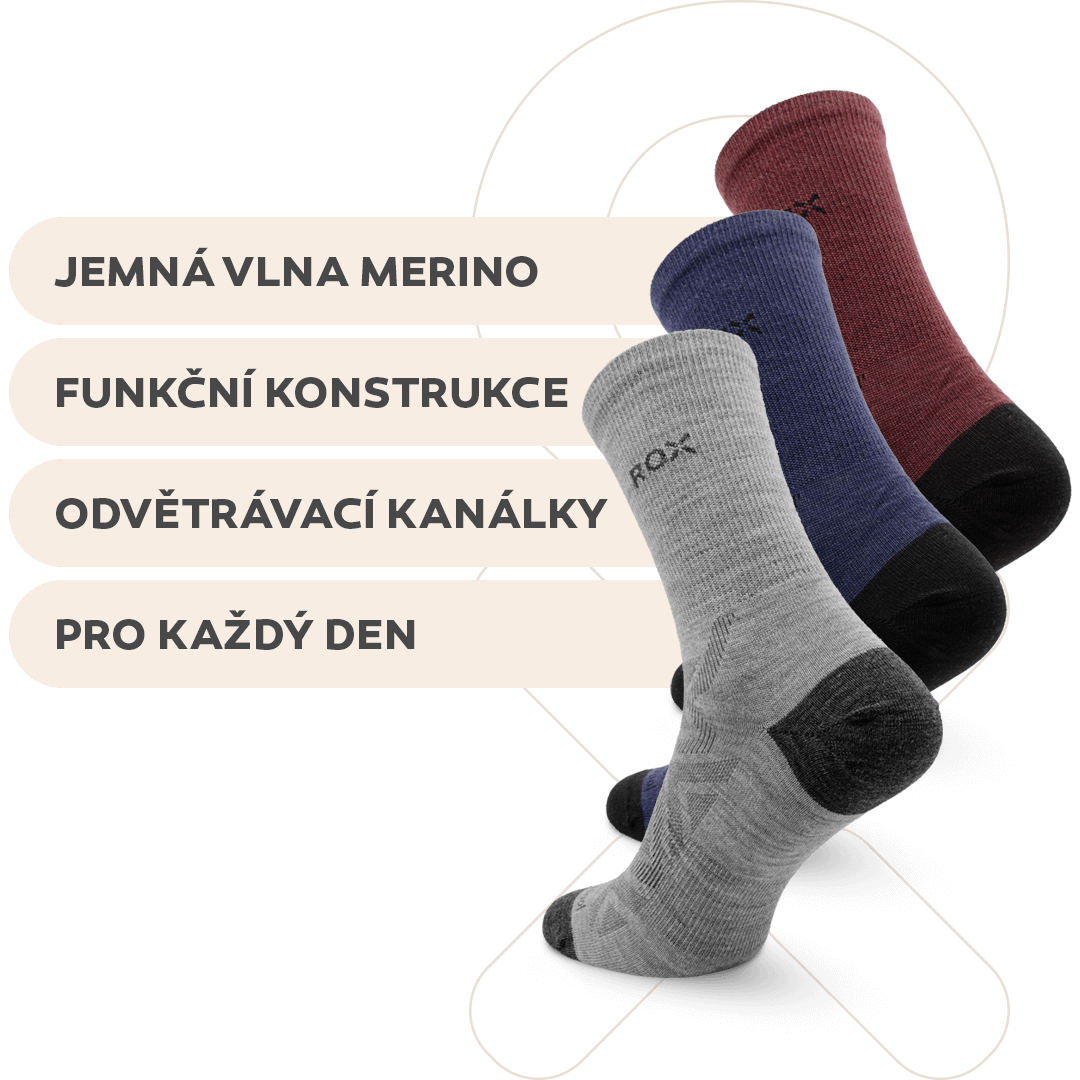 Extra pohodlné české ponožky