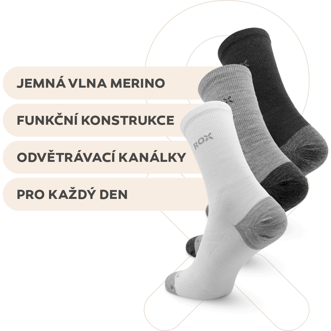 Extra pohodlné české ponožky