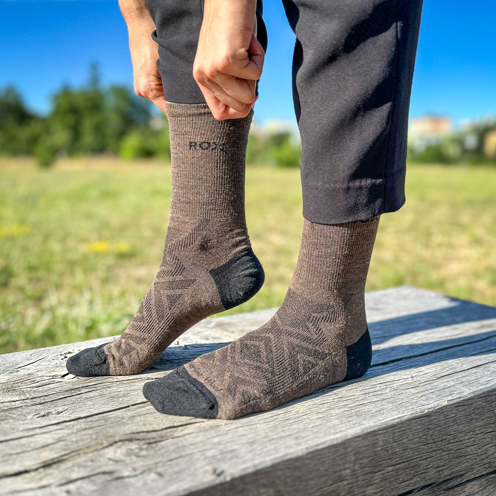 Bezešvé ponožky z merino vlny