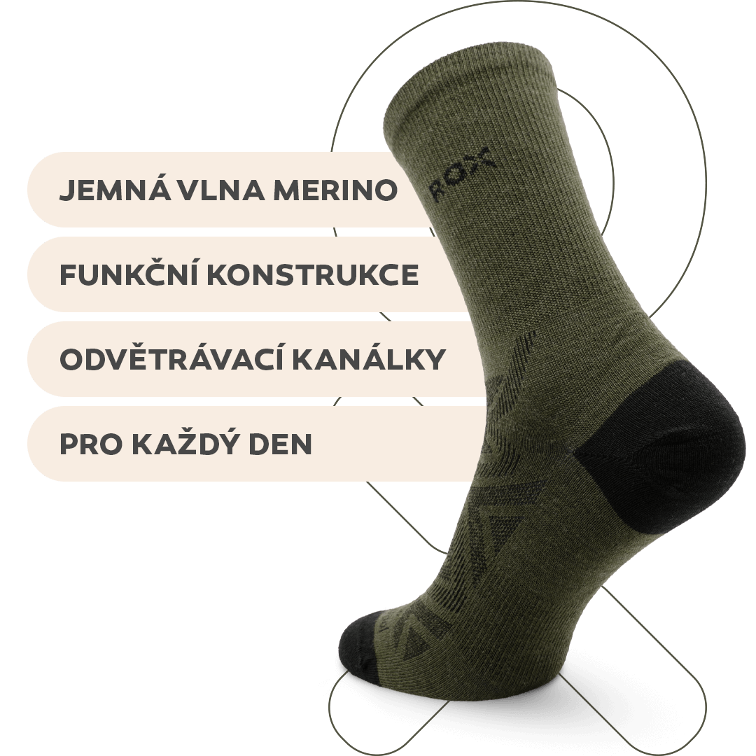 Extra pohodlné české ponožky