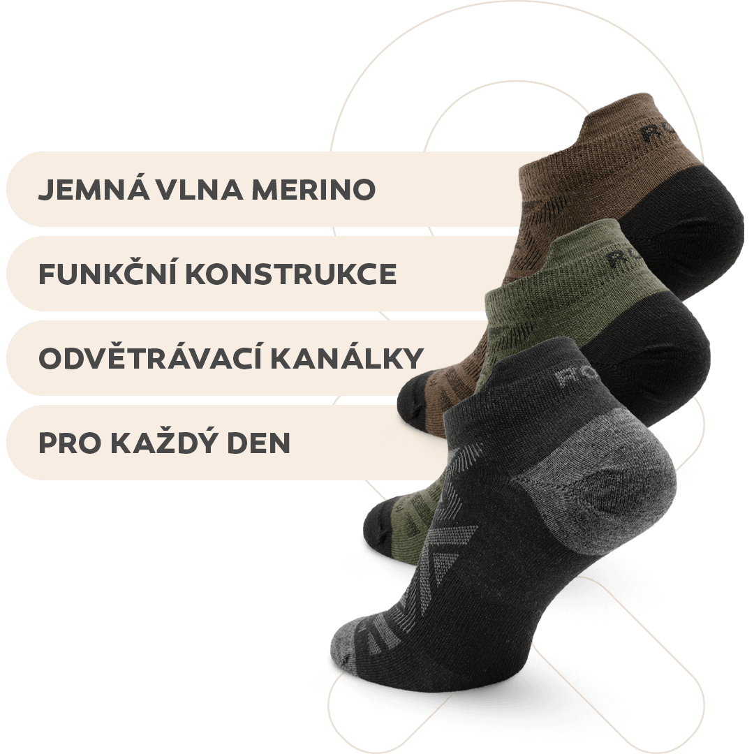 Extra pohodlné české ponožky