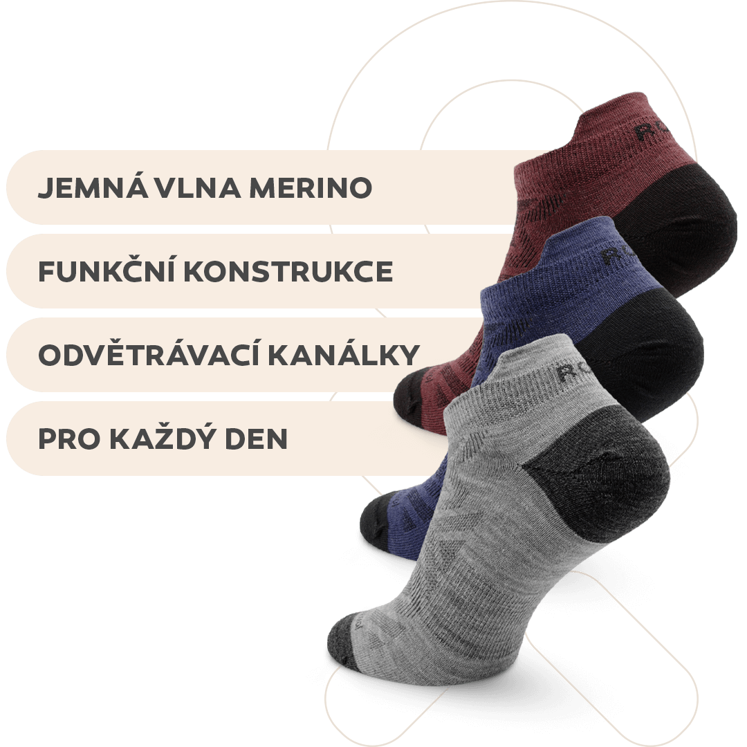 Extra pohodlné české ponožky