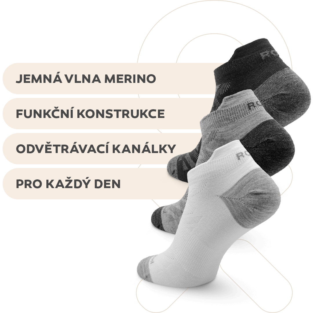 Extra pohodlné české ponožky