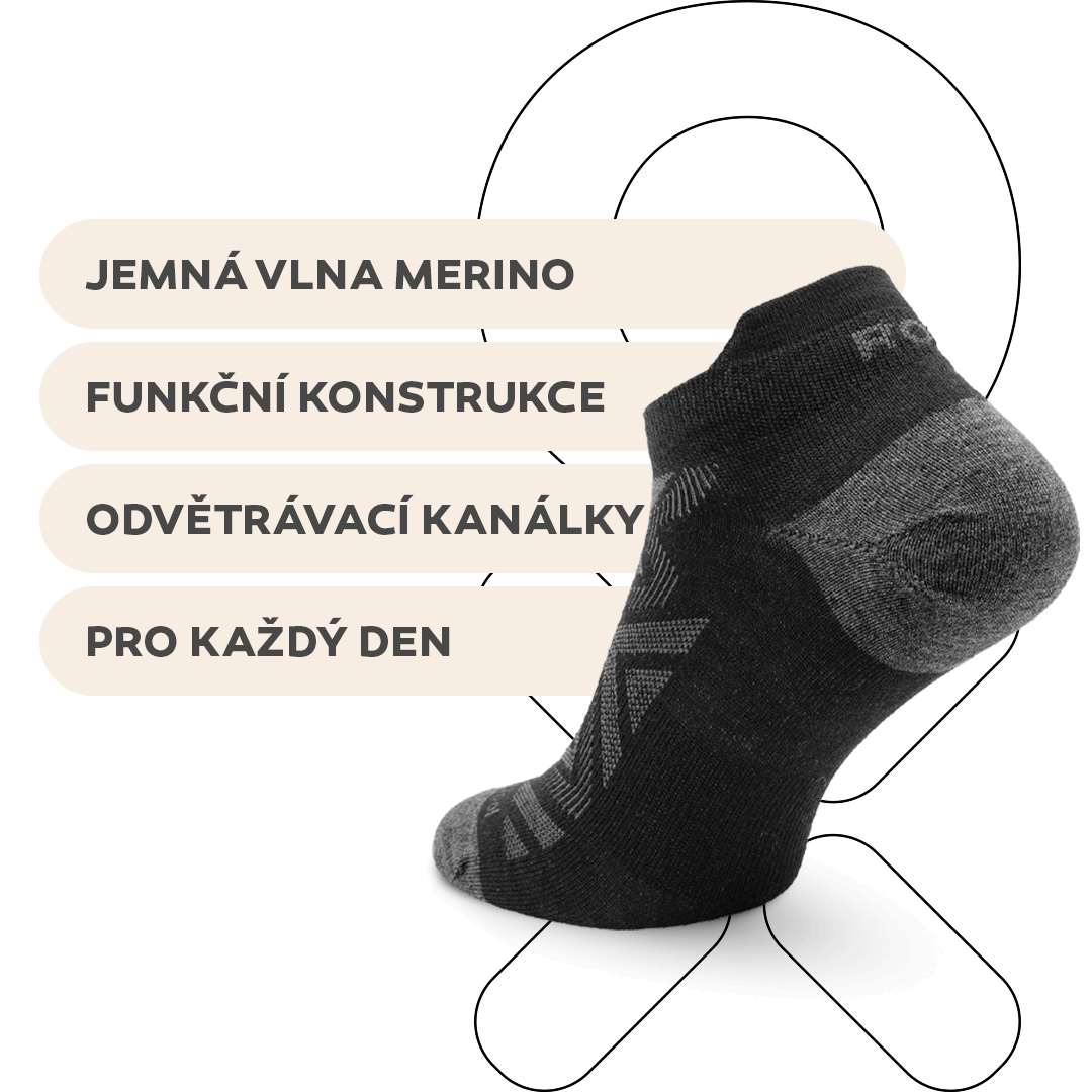 Extra pohodlné české ponožky