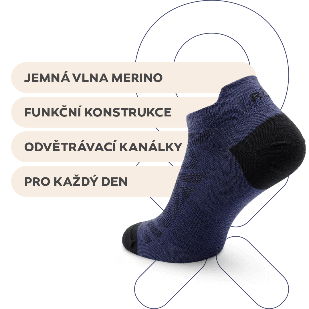 Extra pohodlné české ponožky