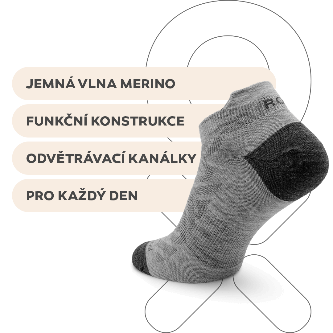 Extra pohodlné české ponožky