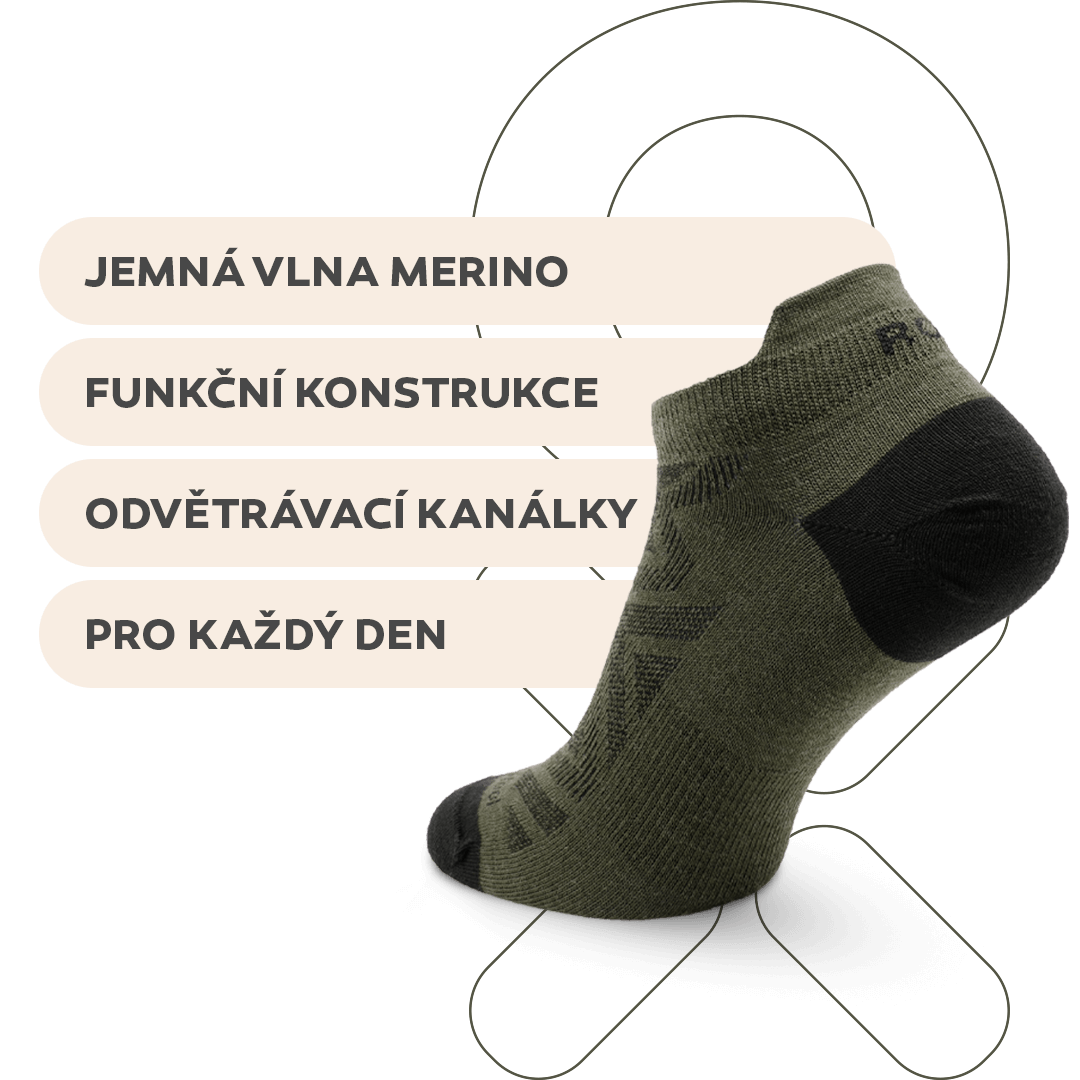 Extra pohodlné české ponožky