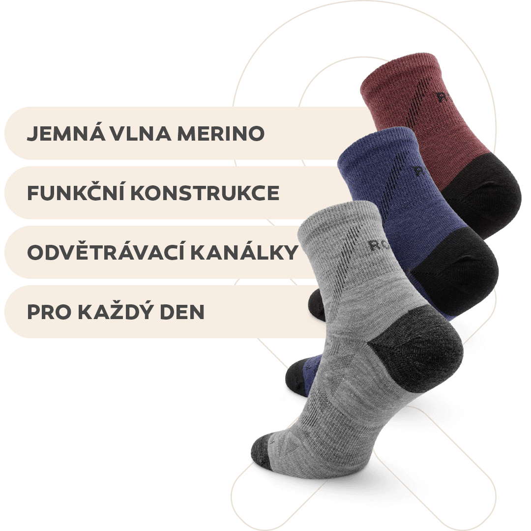 Extra pohodlné české ponožky