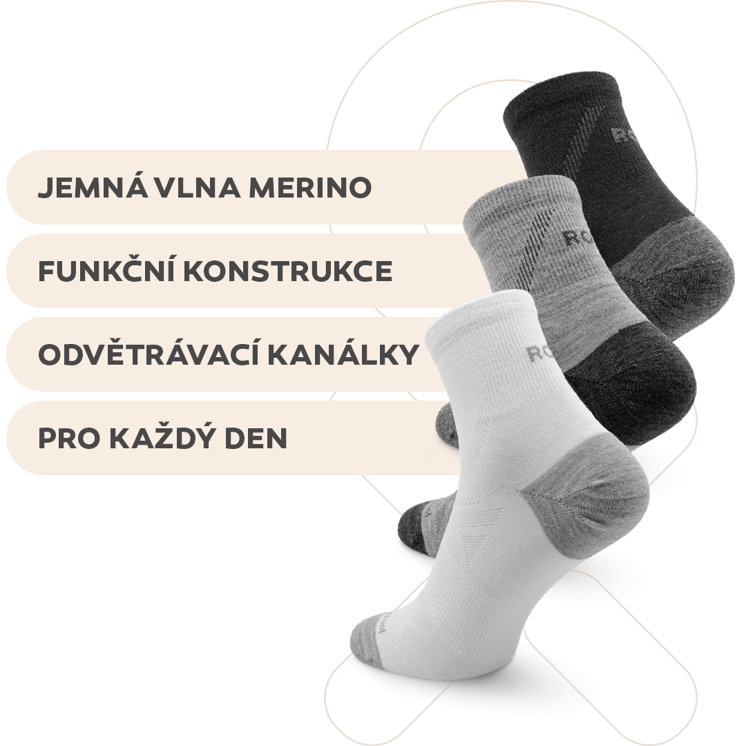 Extra pohodlné české ponožky