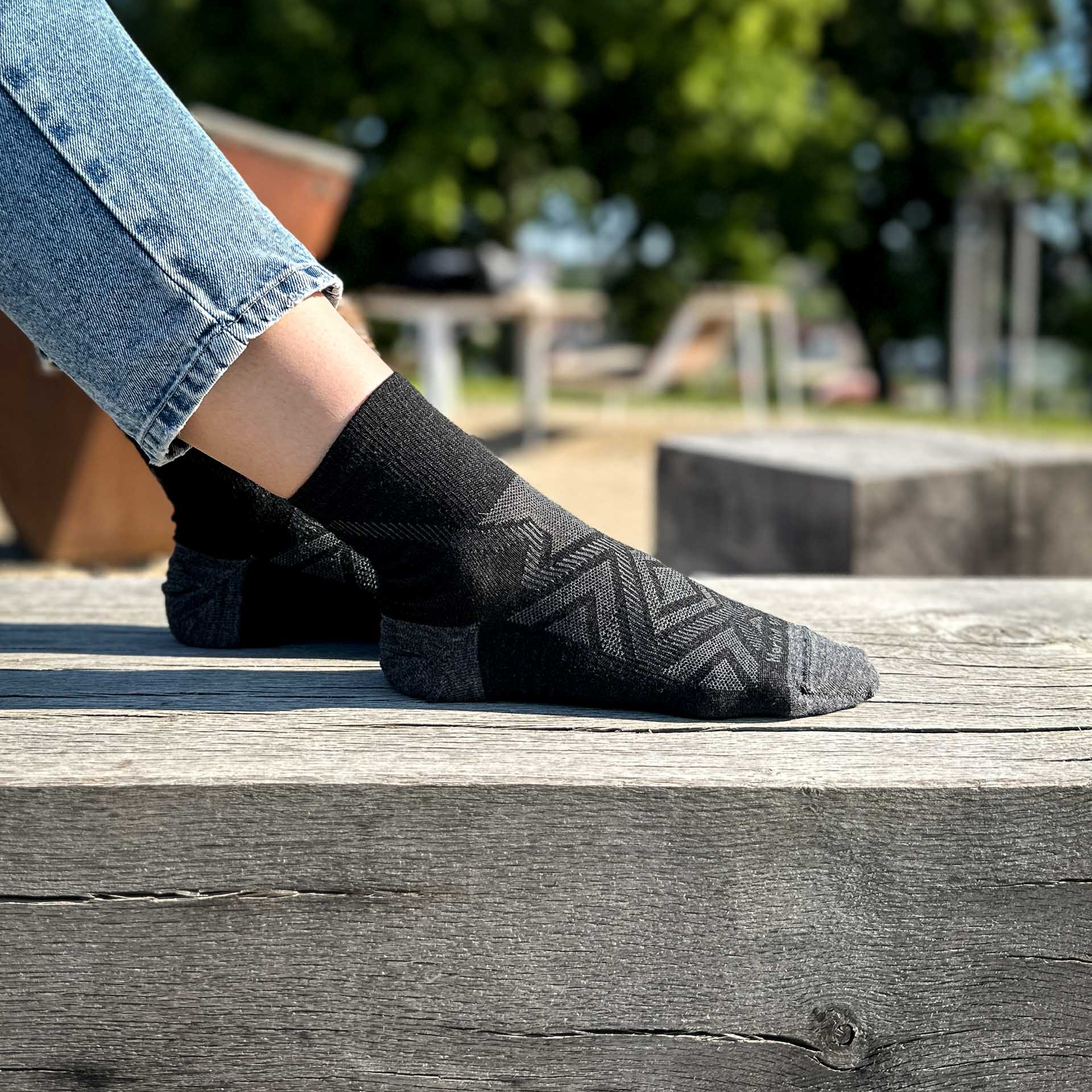 Bezešvé ponožky z merino vlny
